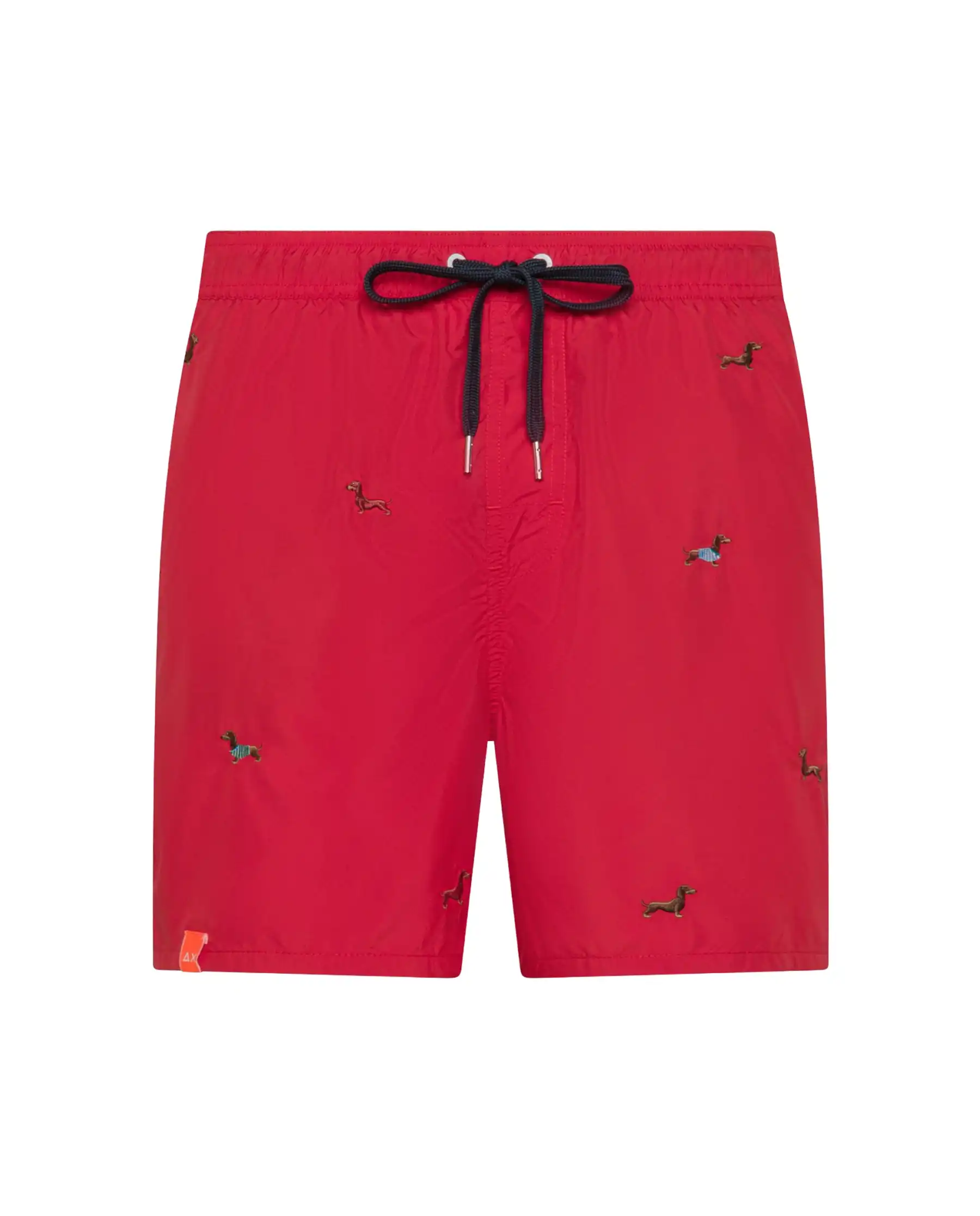 SUN 68 COSTUME EMBROIDERY ROSSO