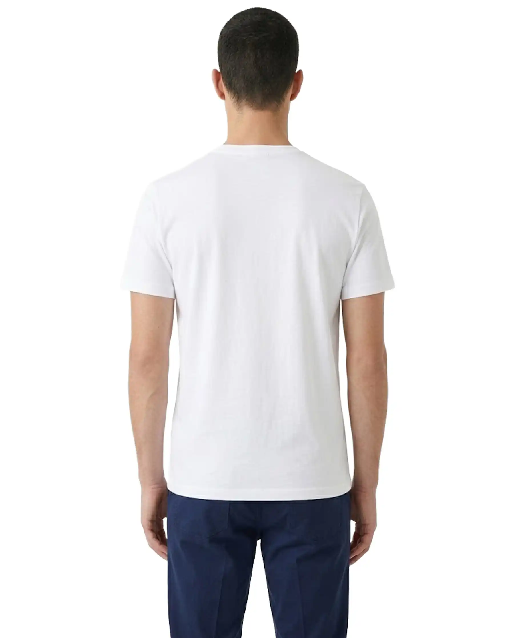 SUN 68 T-SHIRT BEACH BIANCO