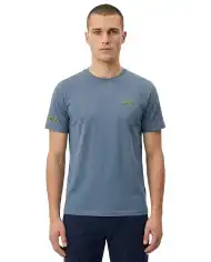 SUN 68 T-SHIRT BEACH AZZURRO
