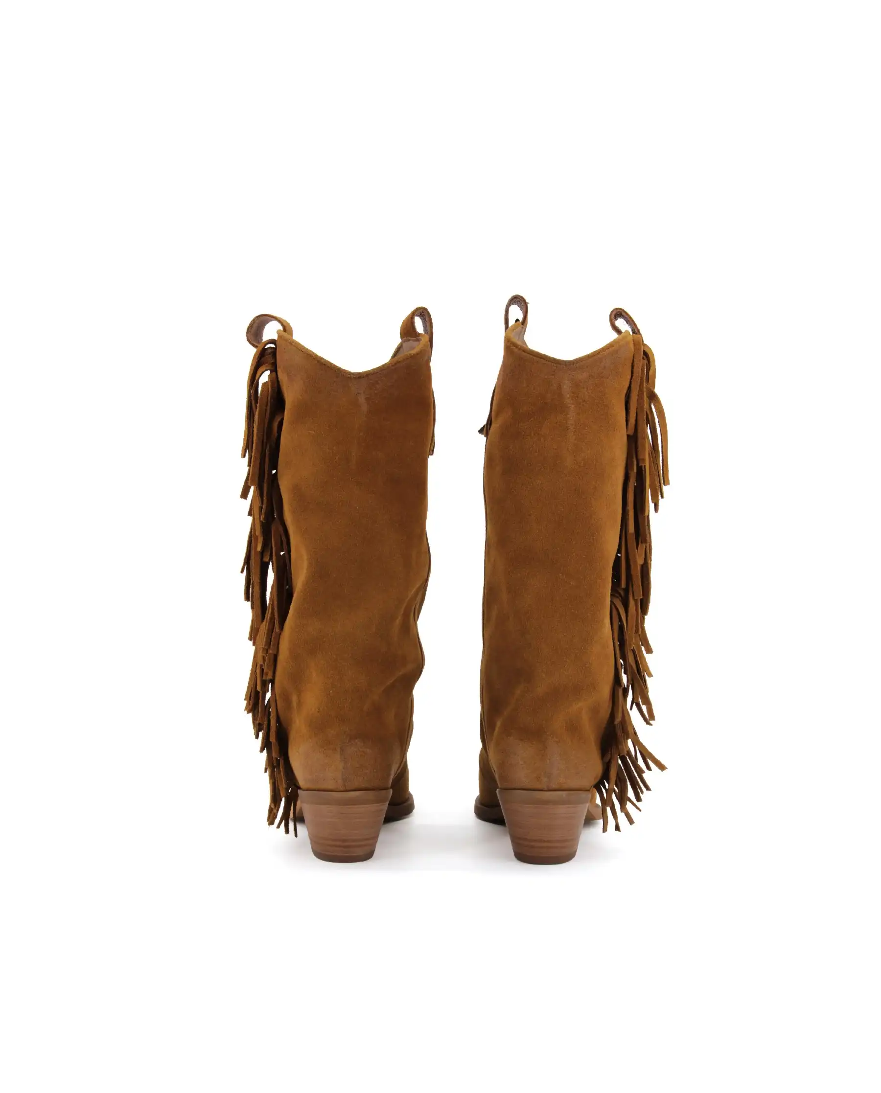 METISSE STIVALI TEXANI CUOIO