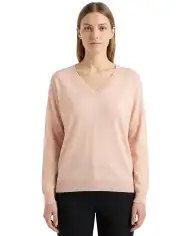 SUN 68 MAGLIA NECK SWEATER ROSA