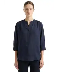 SUN 68 BLUSA HENLEY LINEN