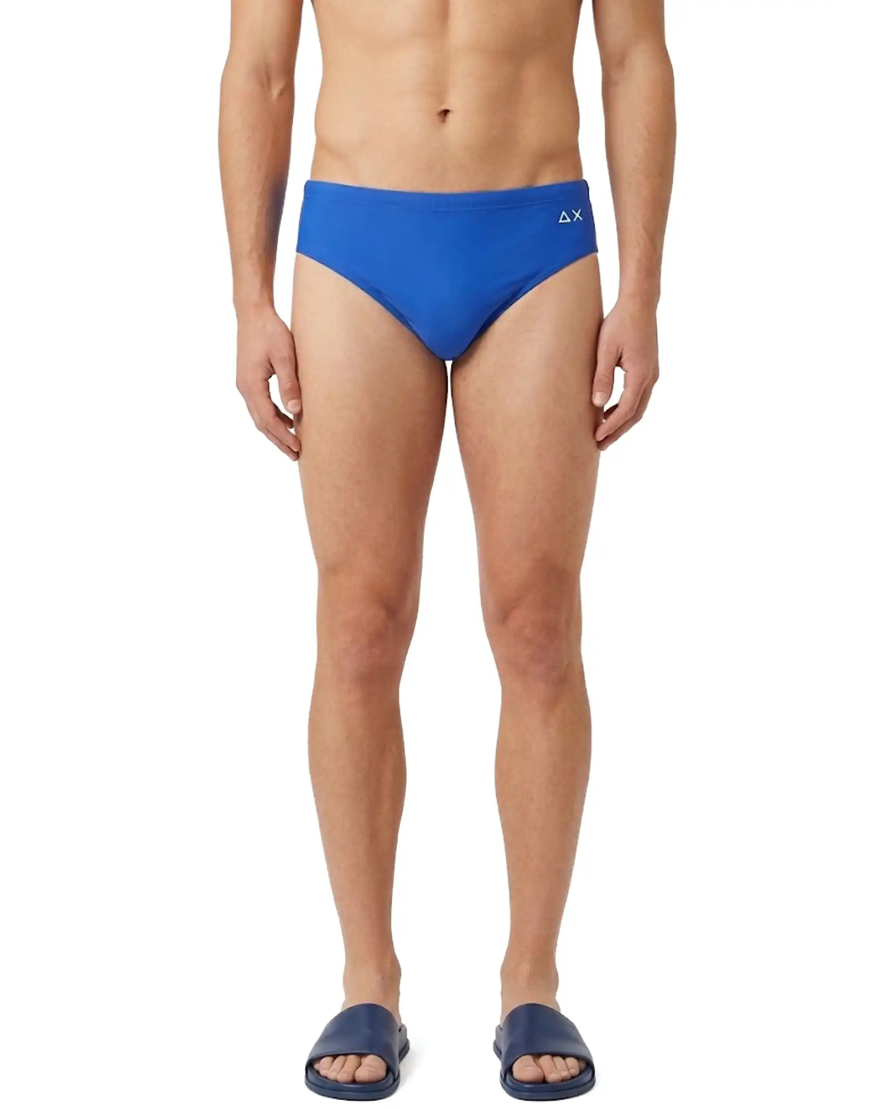 SUN 68 SLIP BEACH SOLID AZZURRO