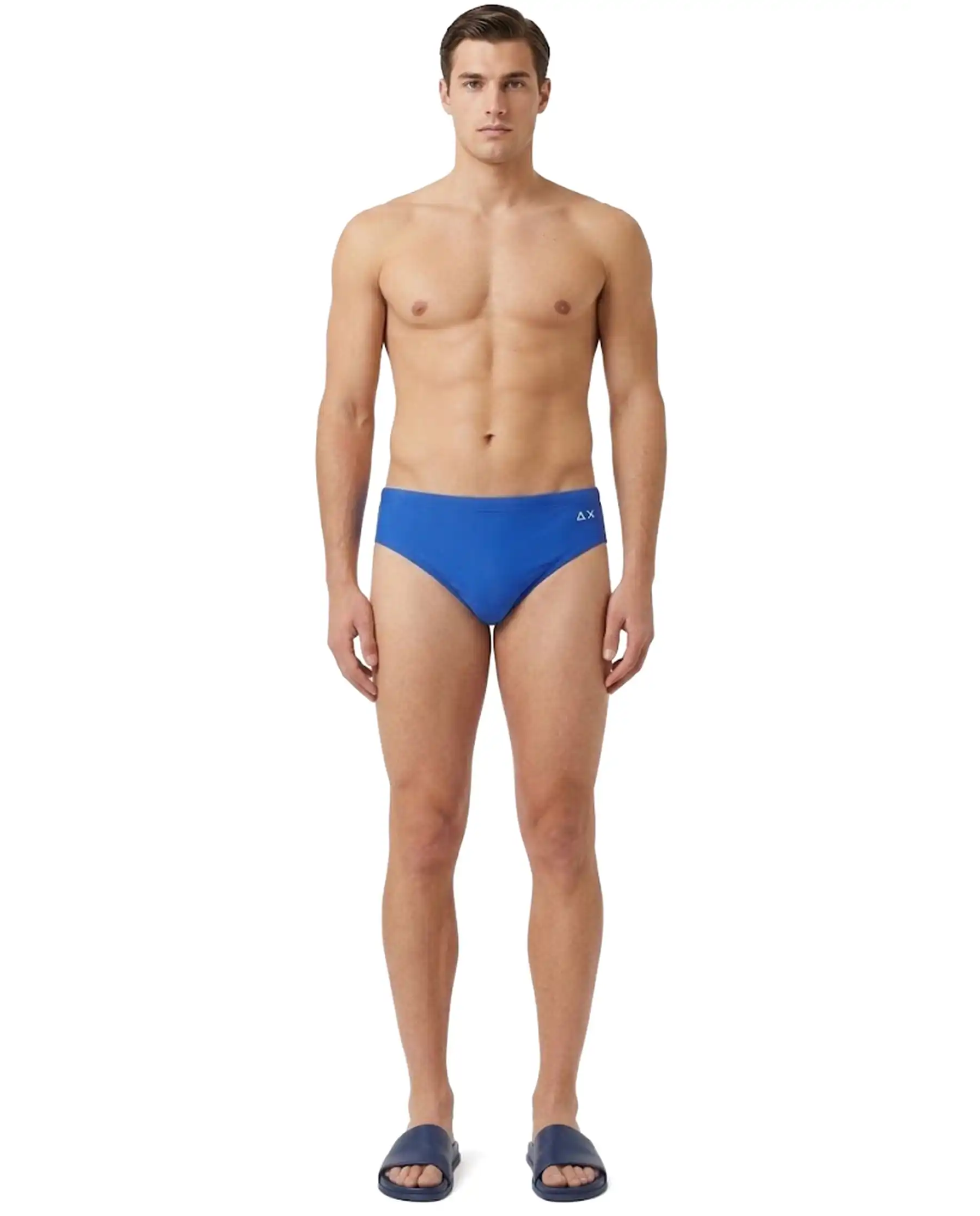 SUN 68 SLIP BEACH SOLID AZZURRO