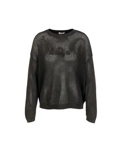LIU JO MAGLIA TRAFORATA NERO