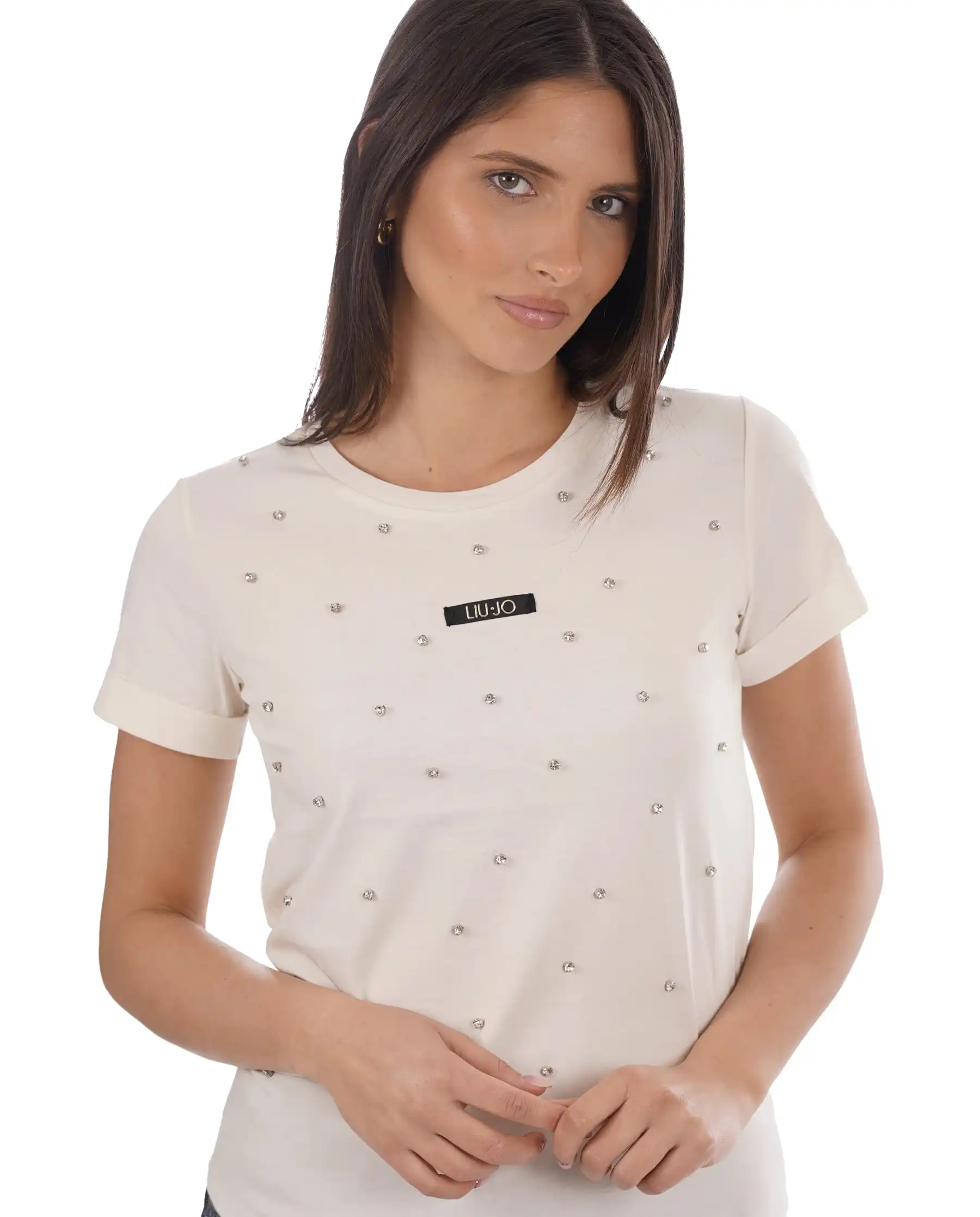 LIU JO T-SHIRT MODA BIANCO