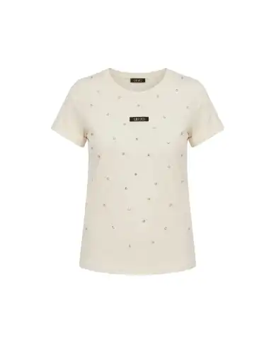 LIU JO T-SHIRT MODA BIANCO