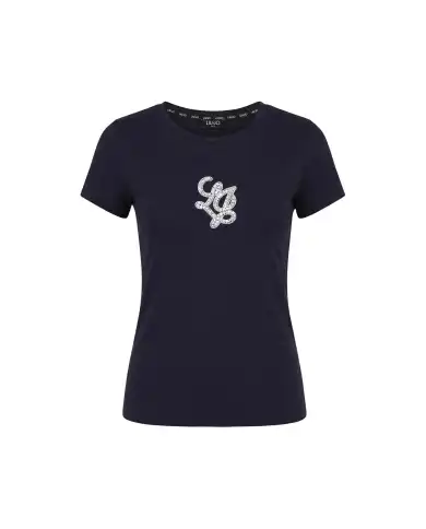 LIU JO T-SHIRT MODA BLU