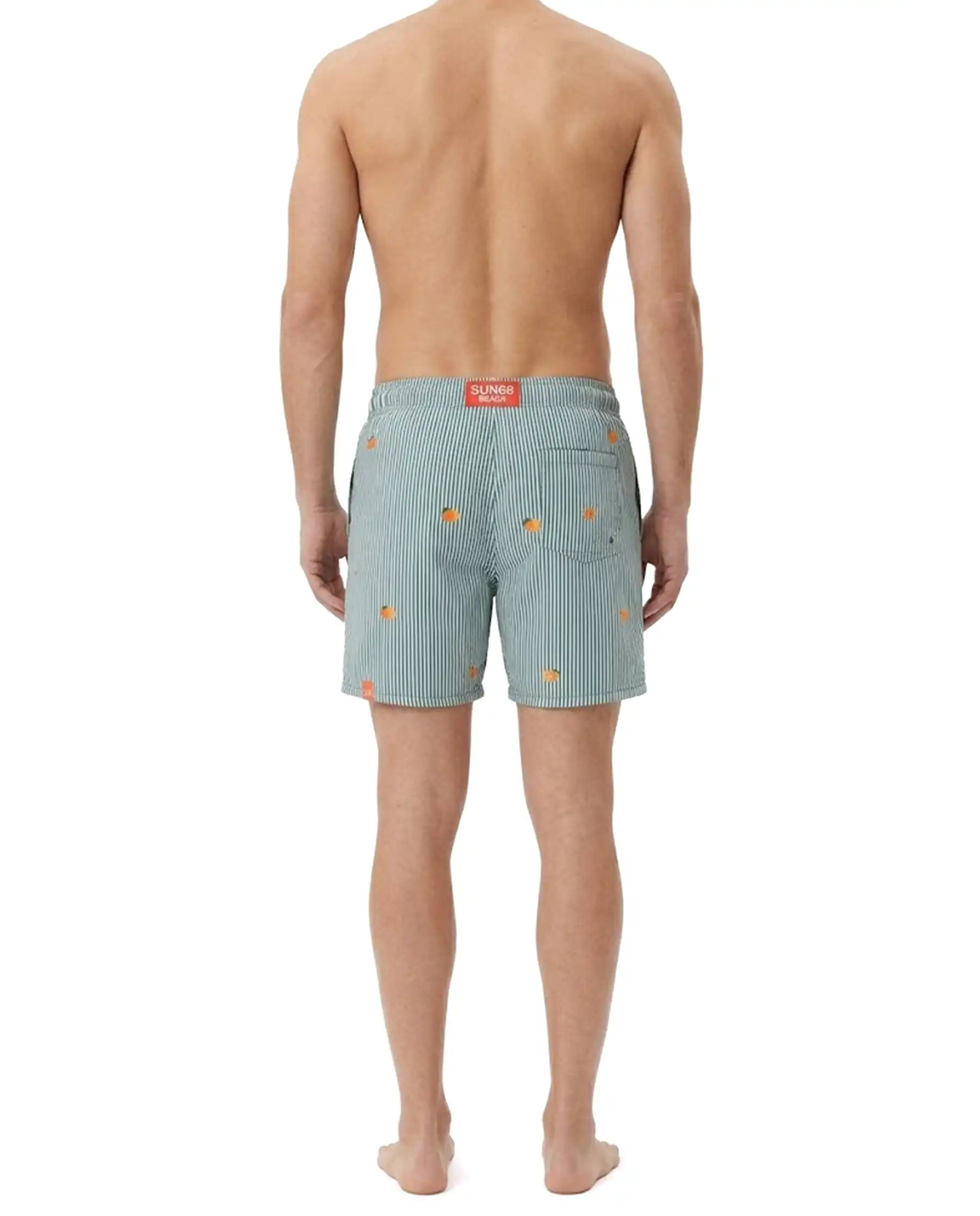 SUN 68 COSTUME EMBROIDERY VERDE