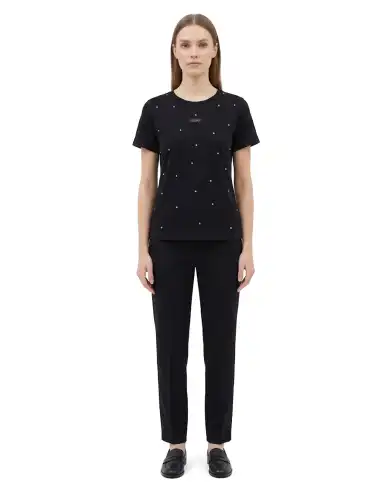 LIU JO T-SHIRT MODA NERO