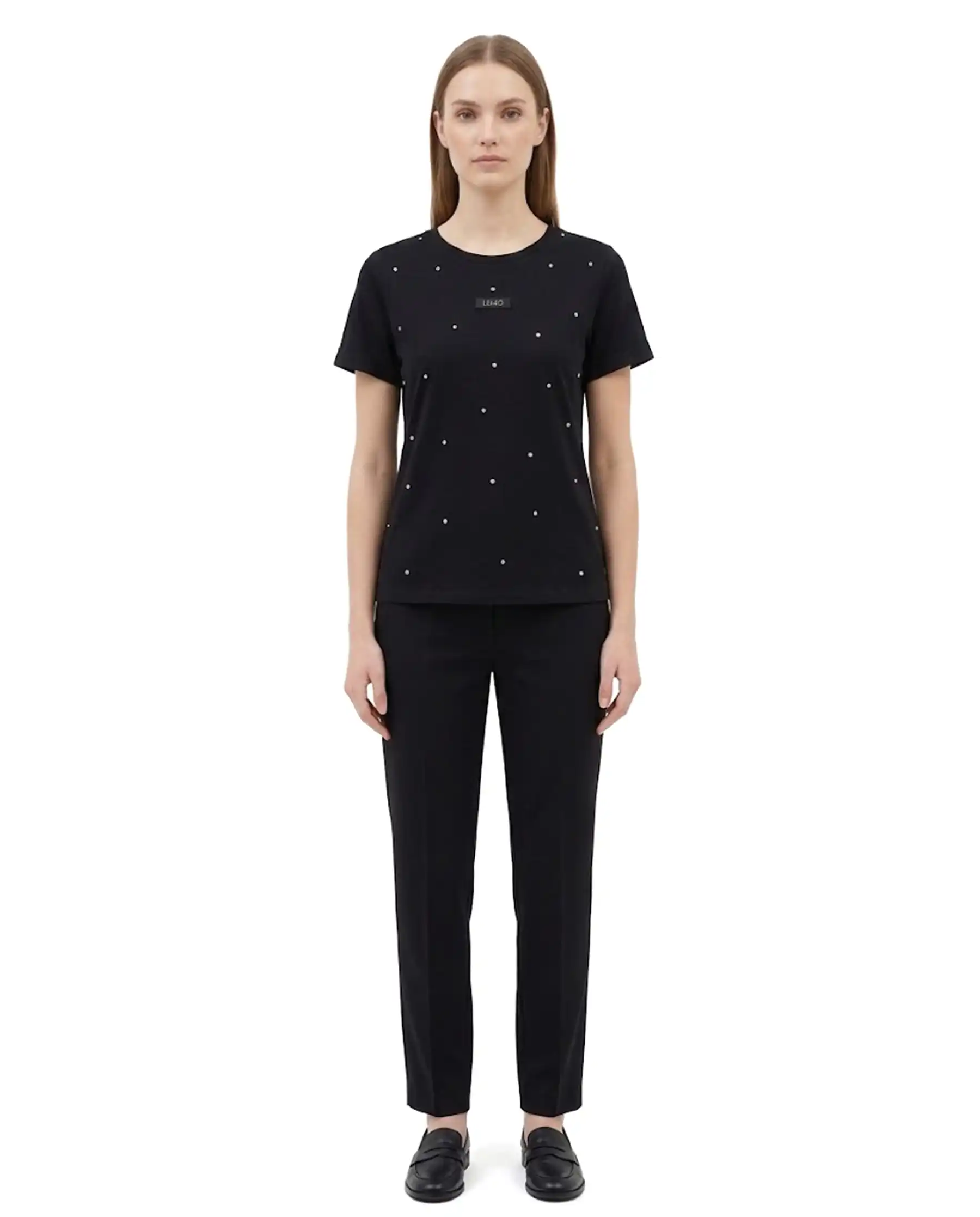 LIU JO T-SHIRT MODA NERO