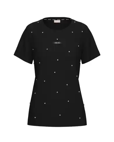 LIU JO T-SHIRT MODA NERO