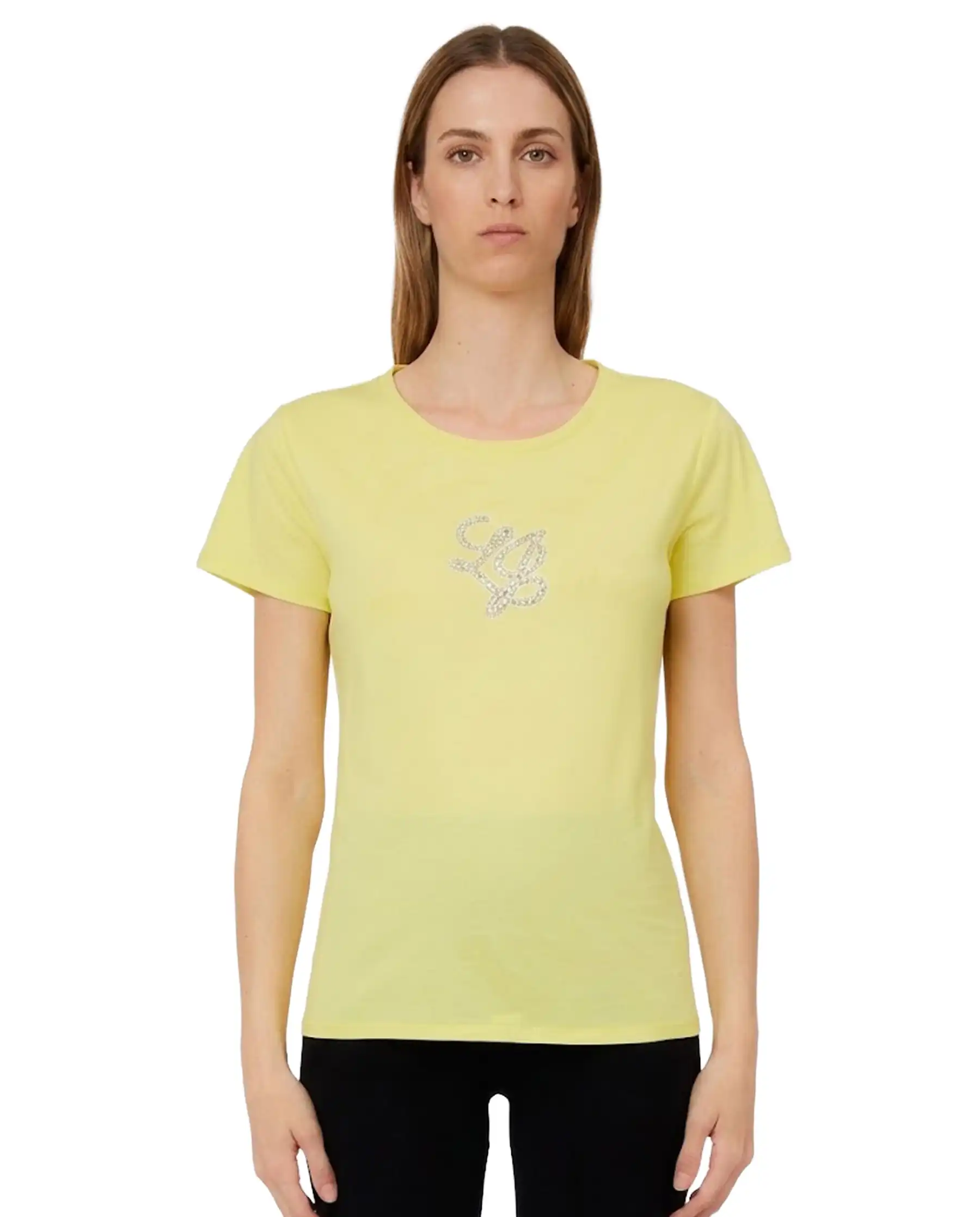 LIU JO T-SHIRT MODA GIALLO