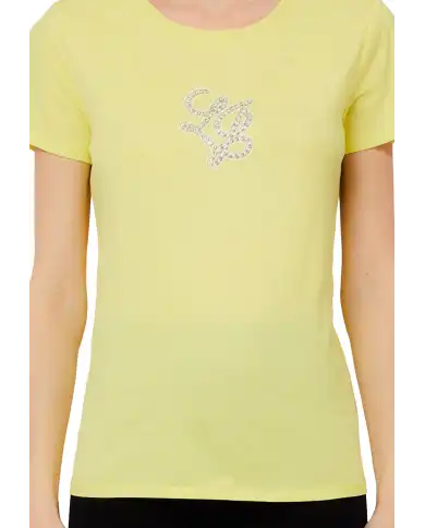 LIU JO T-SHIRT MODA GIALLO