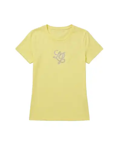 LIU JO T-SHIRT MODA GIALLO