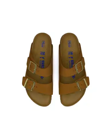 BIRKENSTOCK CIABATTINE ARIZONA MARRONE