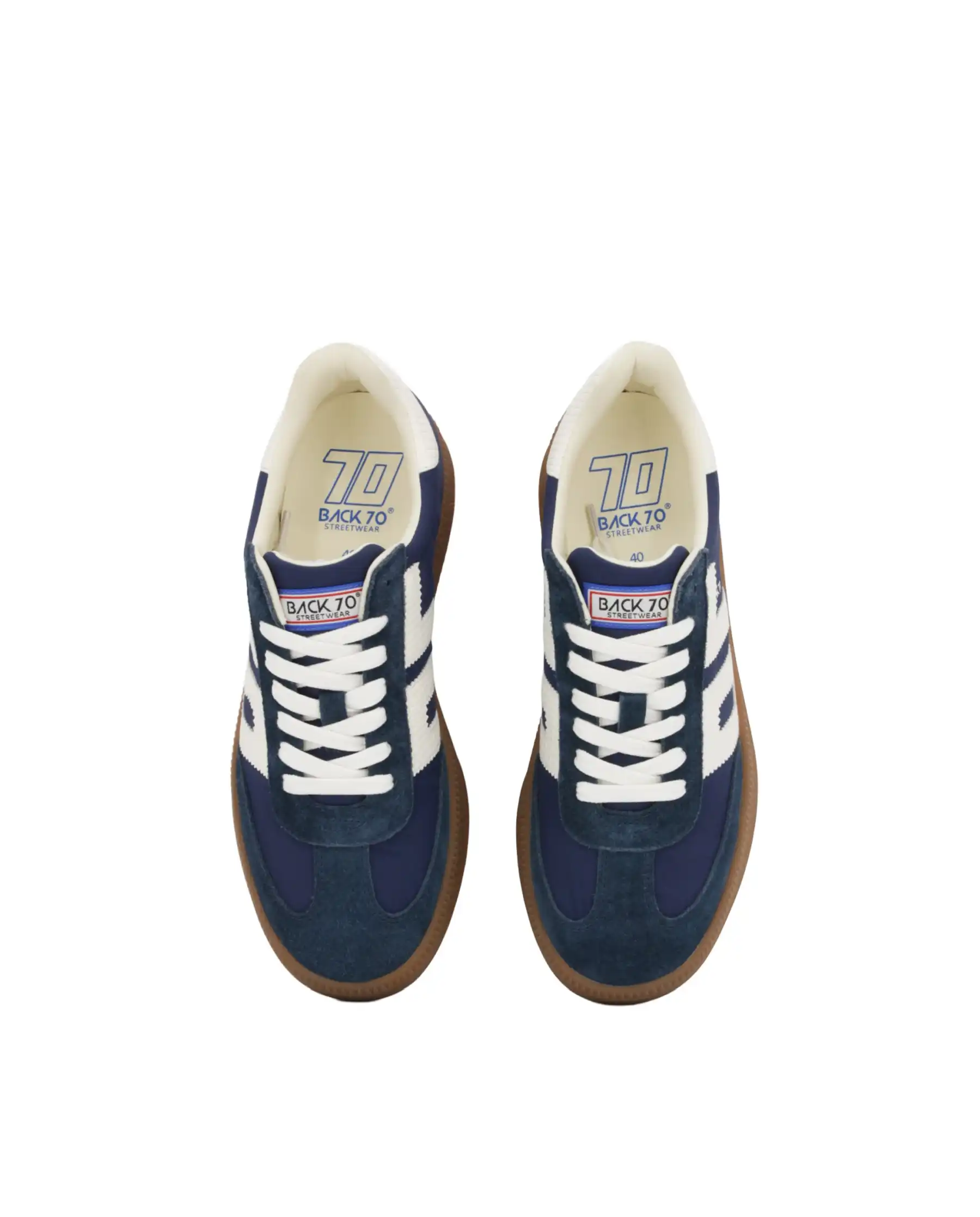 BACK 70 SNEAKERS DOUBLE BLU