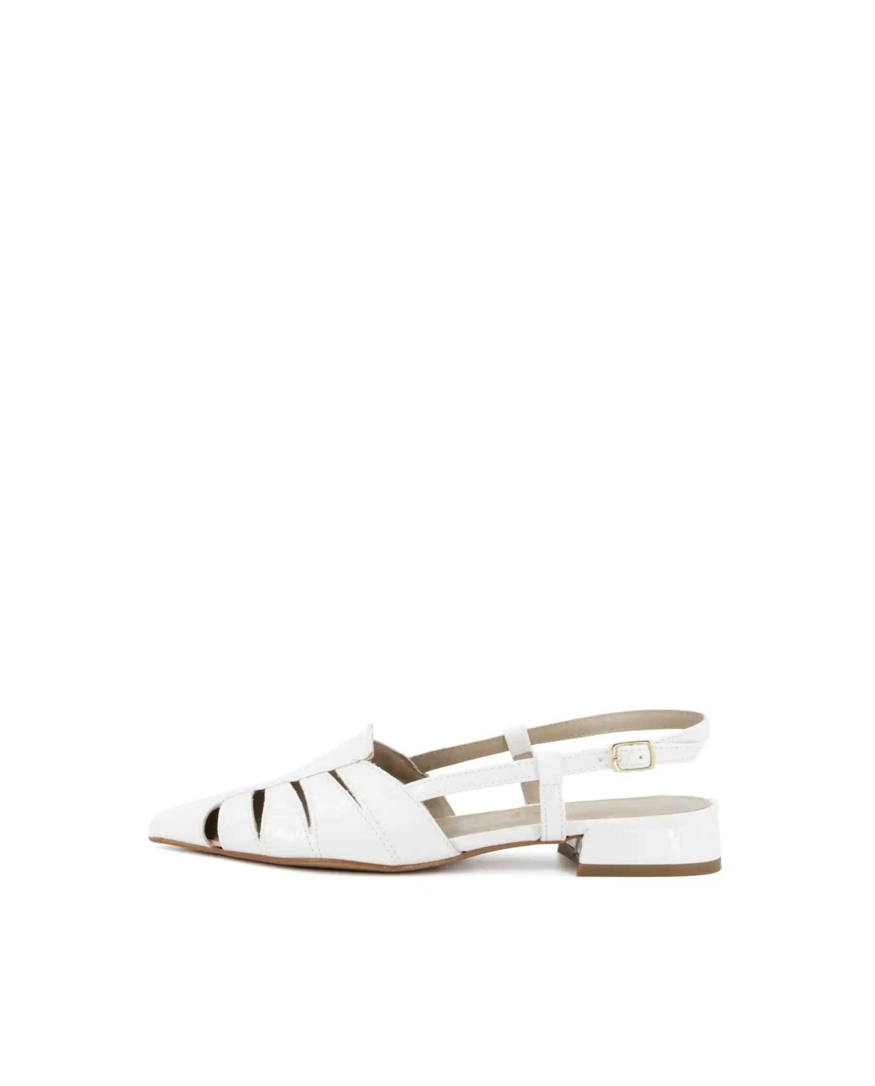 LE PEPITE SLING BACK BIANCO