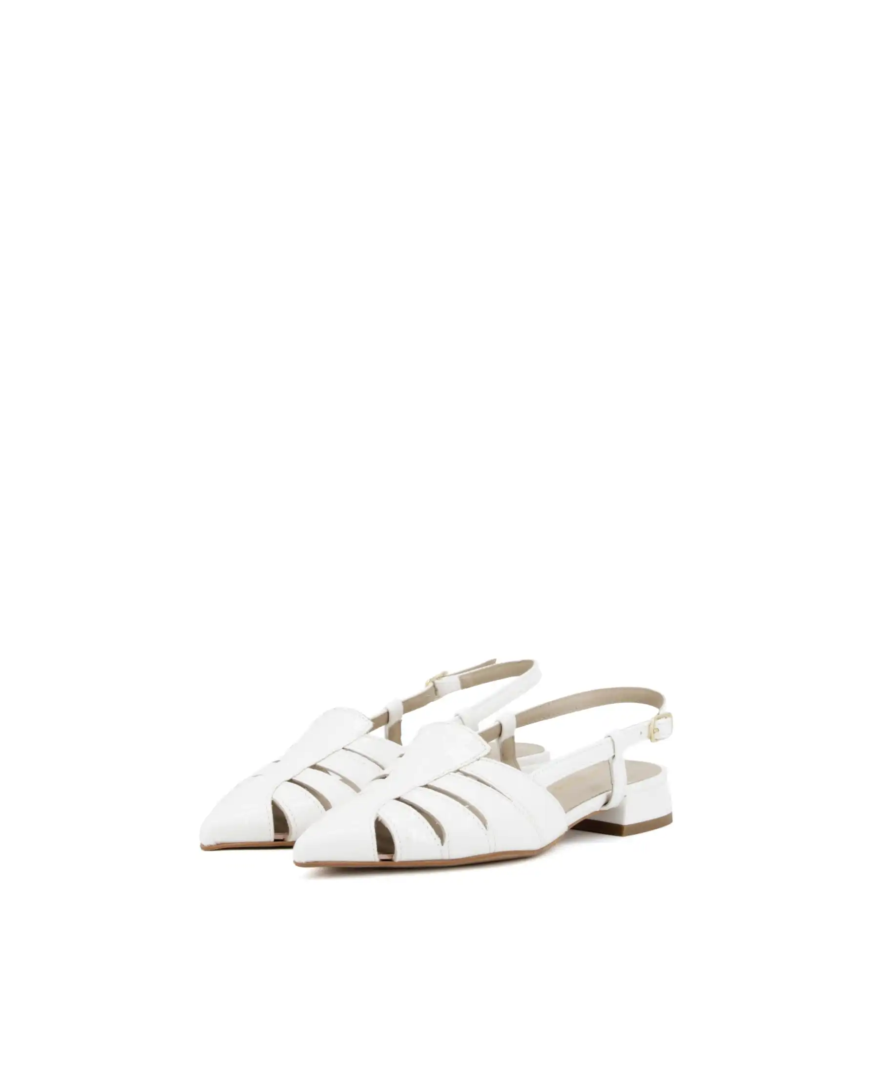 LE PEPITE SLING BACK BIANCO