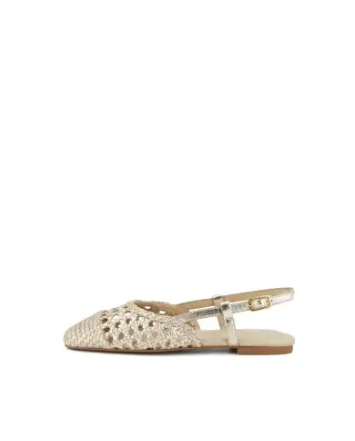 UNISA SLING BACK BADRI PLATINO
