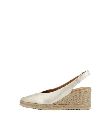 UNISA ESPADRILLAS SLING BACK DECIA PLATINO