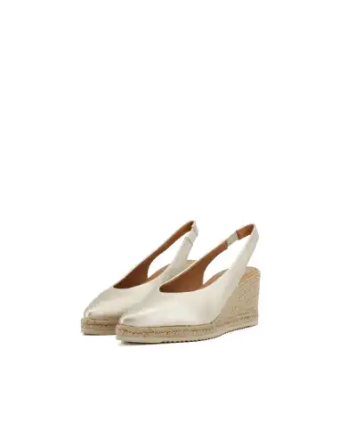 UNISA ESPADRILLAS SLING BACK DECIA PLATINO