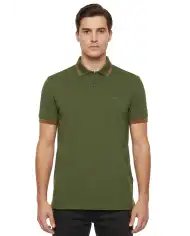SUN 68 POLO BIG STRIPE VERDE MILITARE