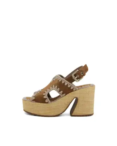 MOU SANDALI COGNAC