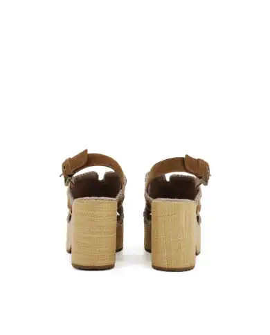 MOU SANDALI COGNAC