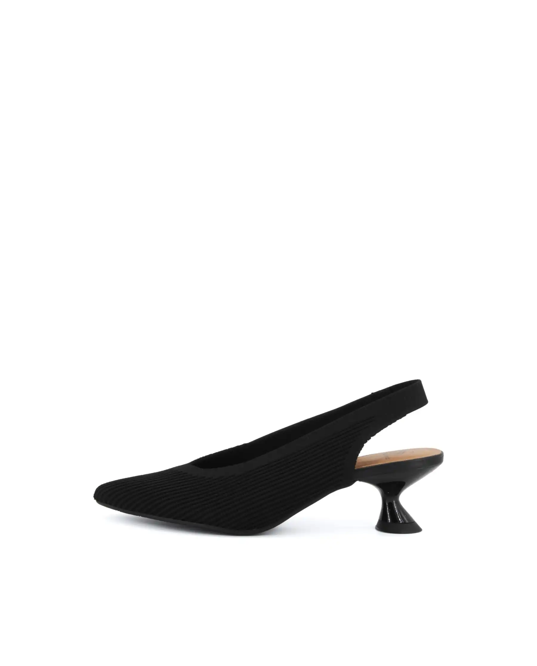 MISS ELASTIC SLING BACK REINE NERO