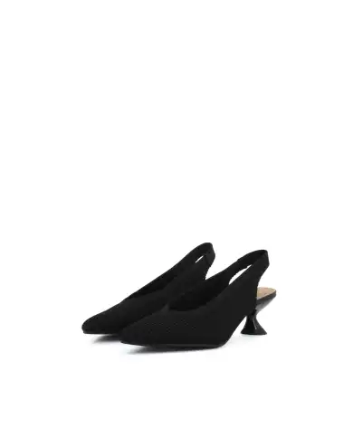 MISS ELASTIC SLING BACK REINE NERO