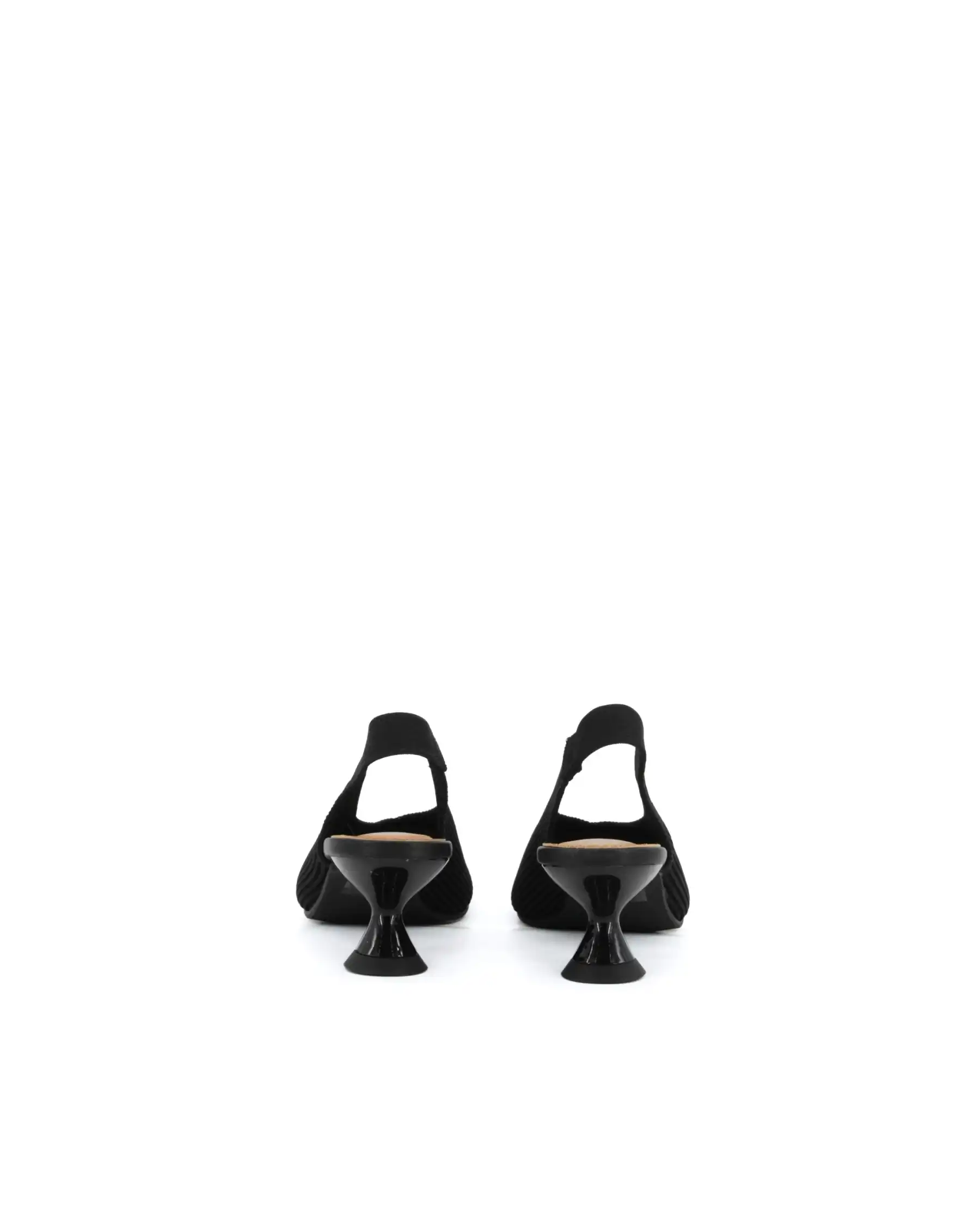 MISS ELASTIC SLING BACK REINE NERO