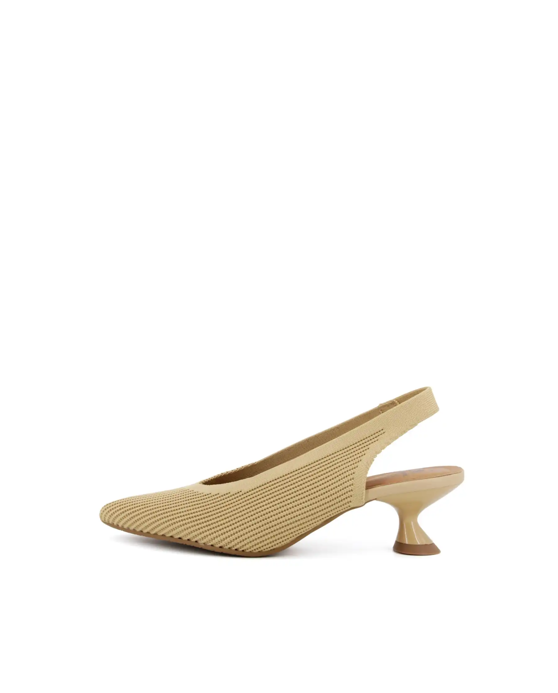 MISS ELASTIC SLING BACK REINE BEIGE