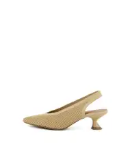 MISS ELASTIC SLING BACK REINE BEIGE
