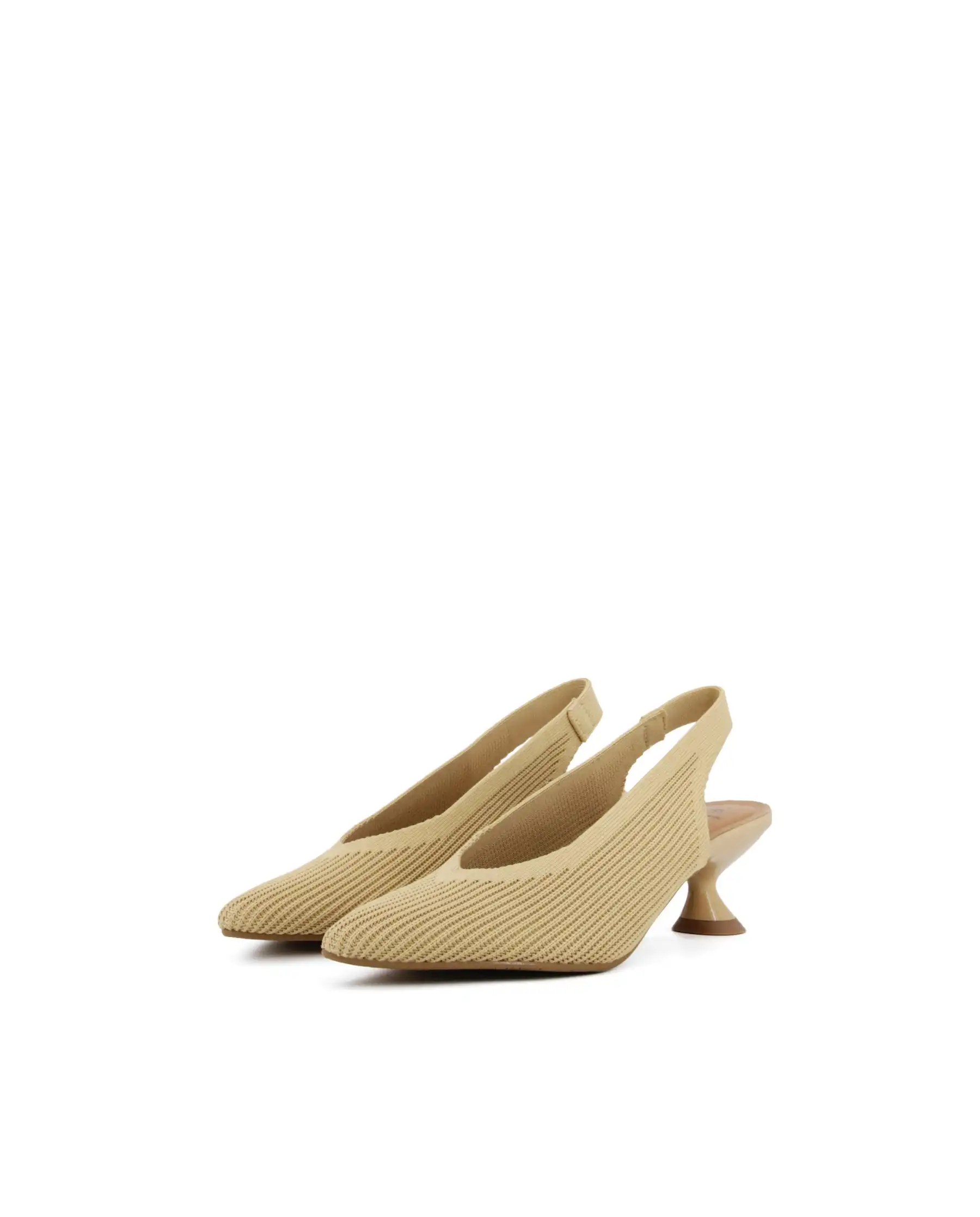 MISS ELASTIC SLING BACK REINE BEIGE