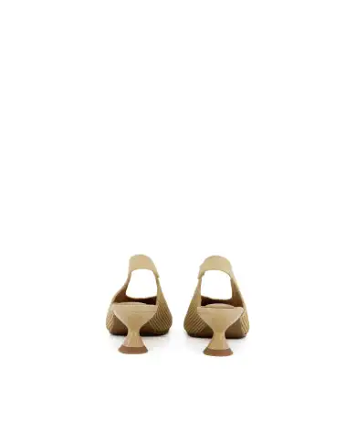 MISS ELASTIC SLING BACK REINE BEIGE