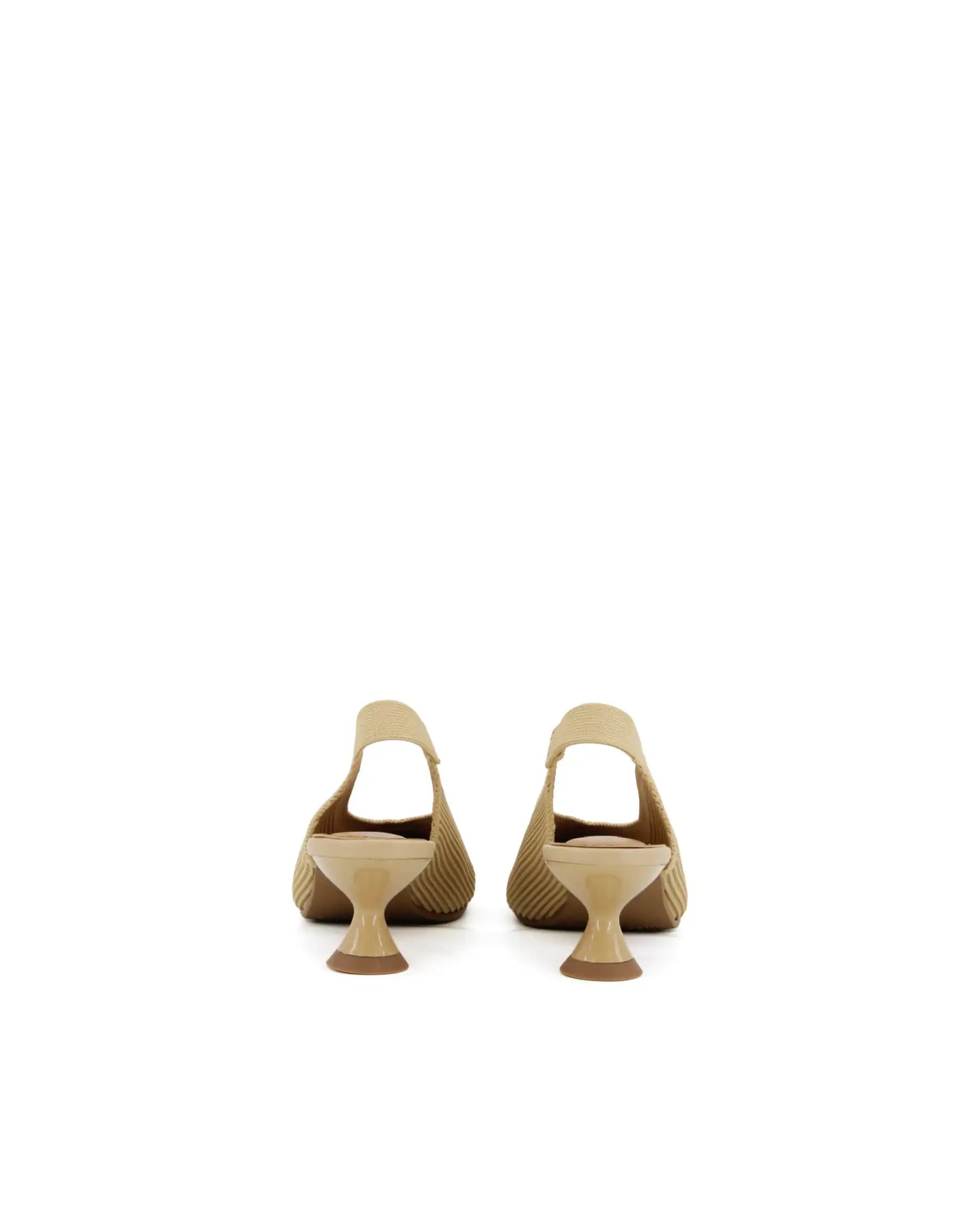 MISS ELASTIC SLING BACK REINE BEIGE