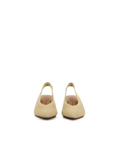 MISS ELASTIC SLING BACK REINE BEIGE