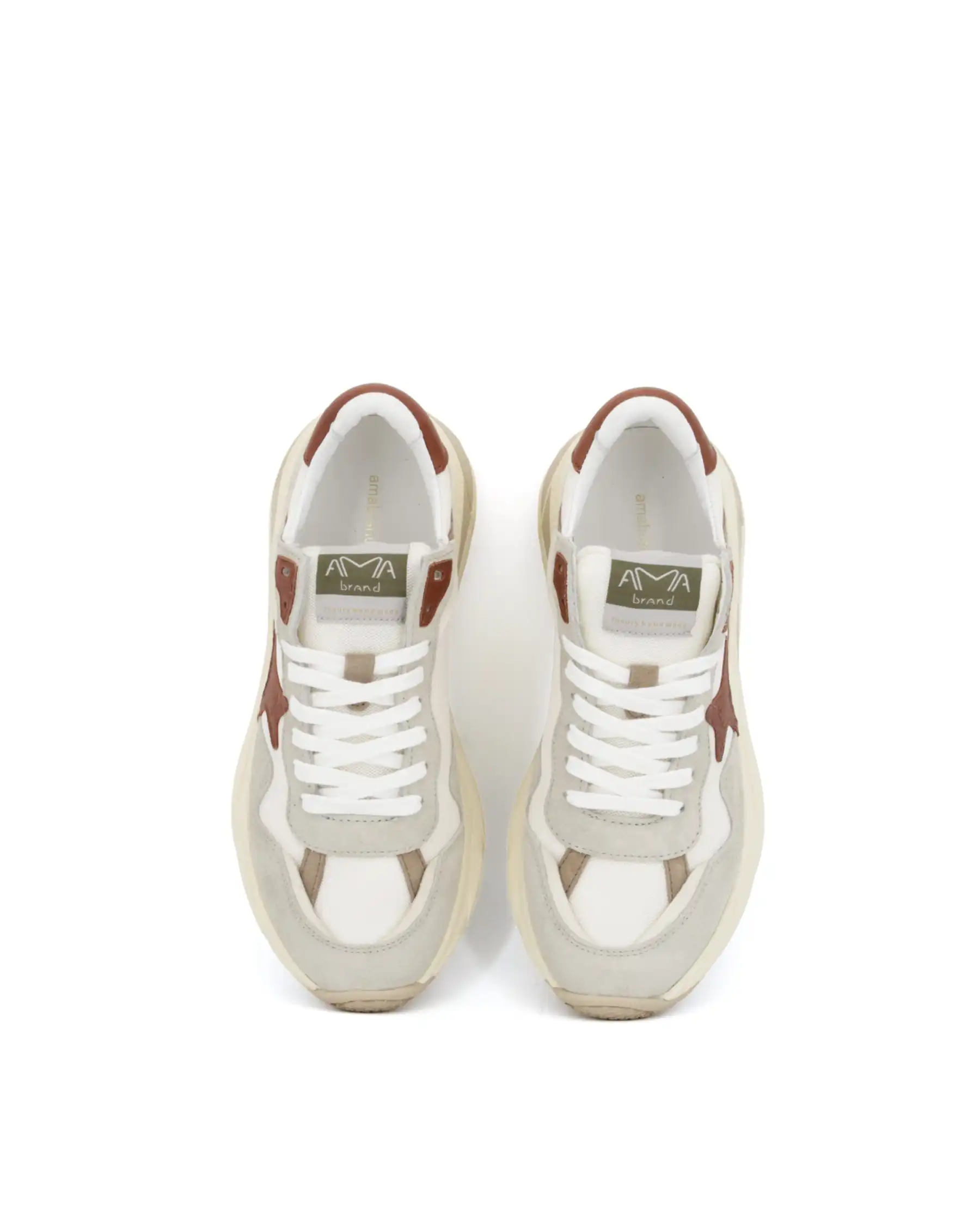 AMA BRAND SNEAKERS MOON BIANCO