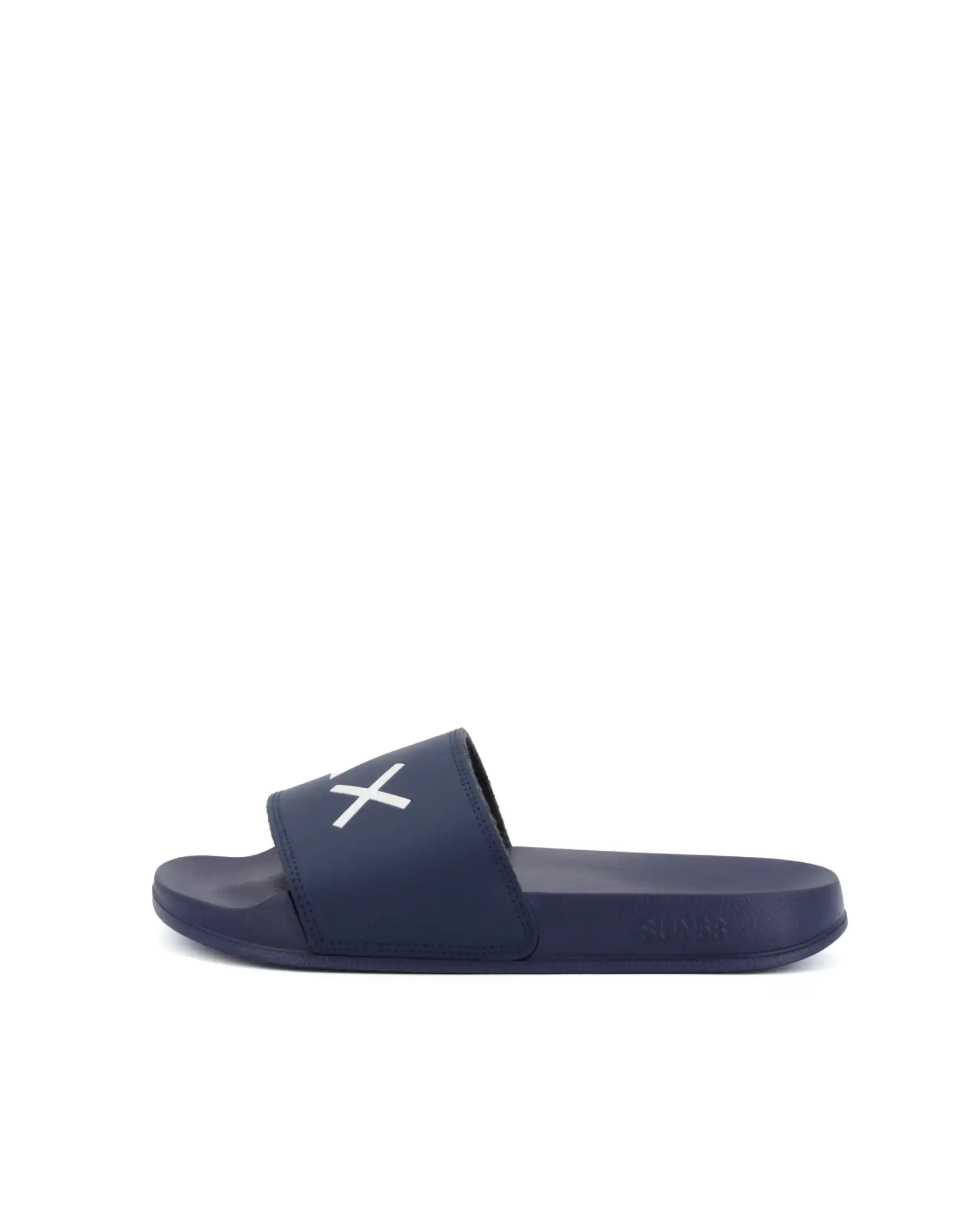 SUN 68 CIABATTE SLIPPERS LOGO BLU
