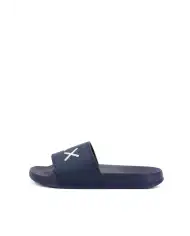SUN 68 CIABATTE SLIPPERS LOGO BLU