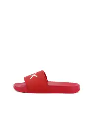 SUN 68 CIABATTE SLIPPERS LOGO ROSSO