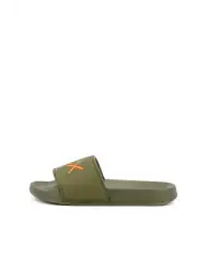 SUN 68 CIABATTE SLIPPERS LOGO VERDE MILITARE