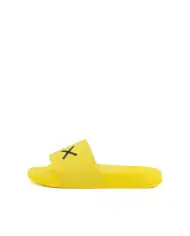 SUN 68 CIABATTE SLIPPERS LOGO GIALLO