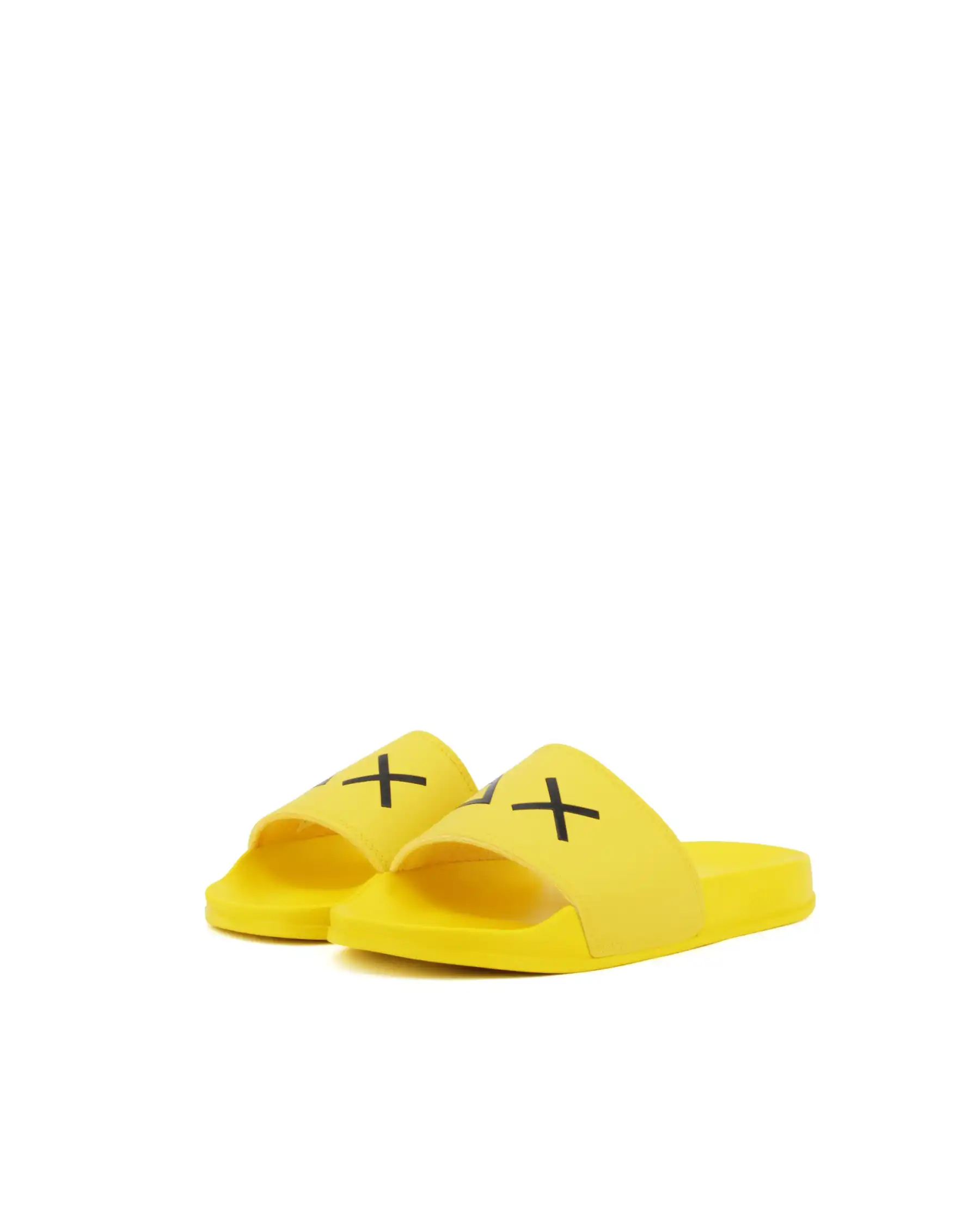 SUN 68 CIABATTE SLIPPERS LOGO GIALLO
