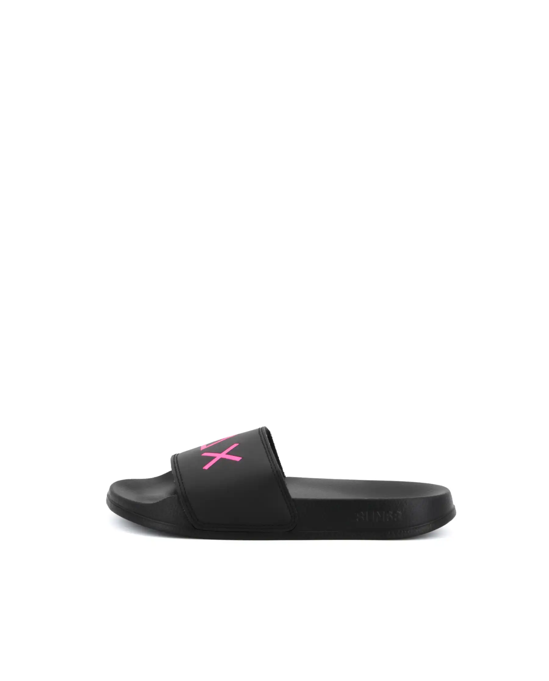 SUN 68 CIABATTINE SLIPPERS LOGO NERO