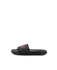SUN 68 CIABATTINE SLIPPERS LOGO NERO