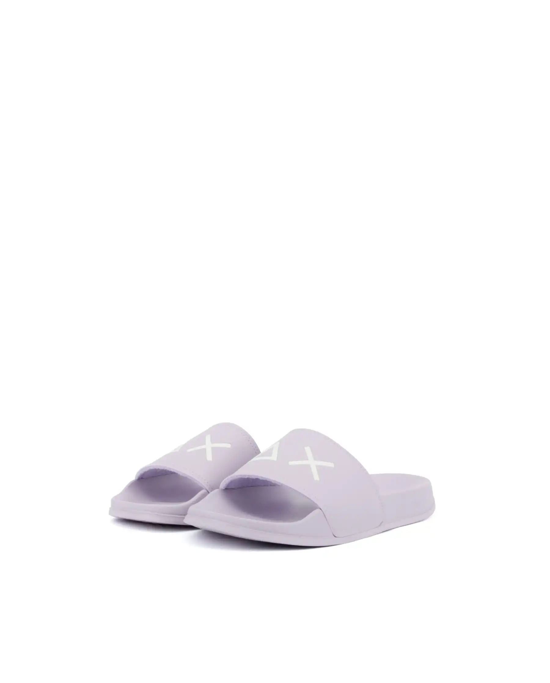 SUN 68 CIABATTINE SLIPPERS LOGO LILLA