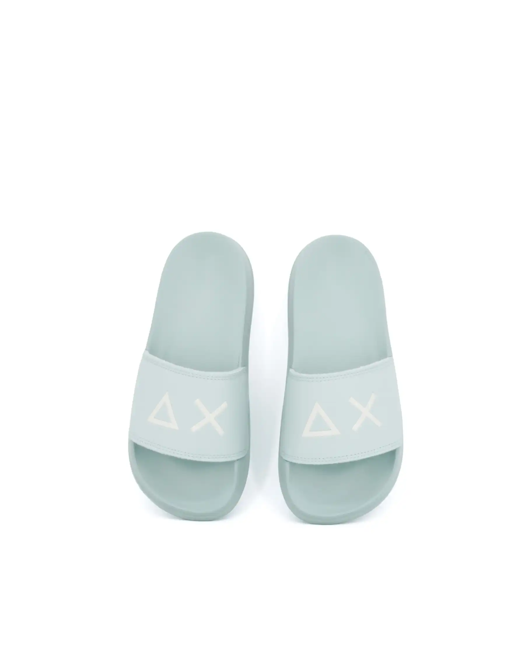 SUN 68 CIABATTINE SLIPPERS LOGO ACQUA