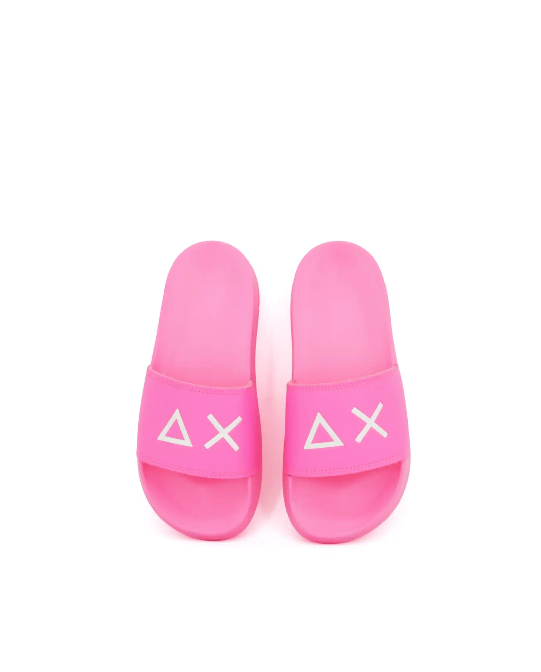 SUN 68 CIABATTINE SLIPPERS LOGO FUCSIA